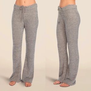 Barefoot Dreams CozyChic Lite Pant in Heathered Graphite / Stone